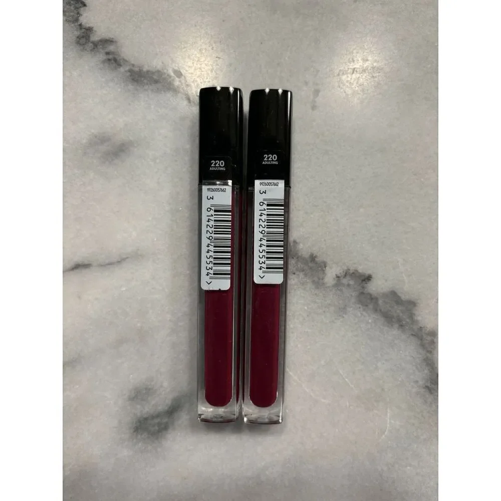 Covergirl Exhibitionist Lip Gloss in 220 Adulting Lot of 2